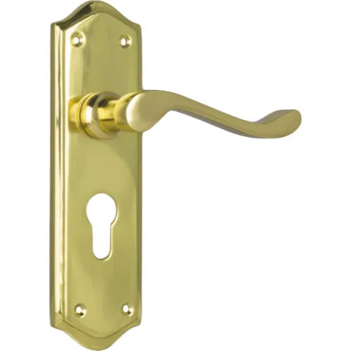 Tradco Henley Lever on Long Backplate (Pair)