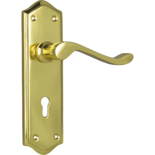 Tradco Henley Lever on Long Backplate (Pair)