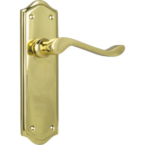 Tradco Henley Lever on Long Backplate (Pair)
