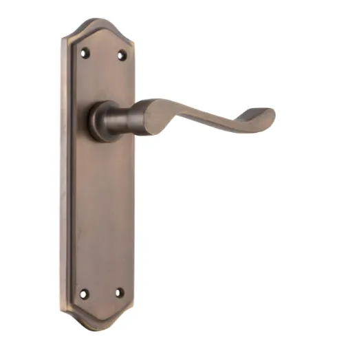 Tradco Henley Lever on Long Backplate (Pair)
