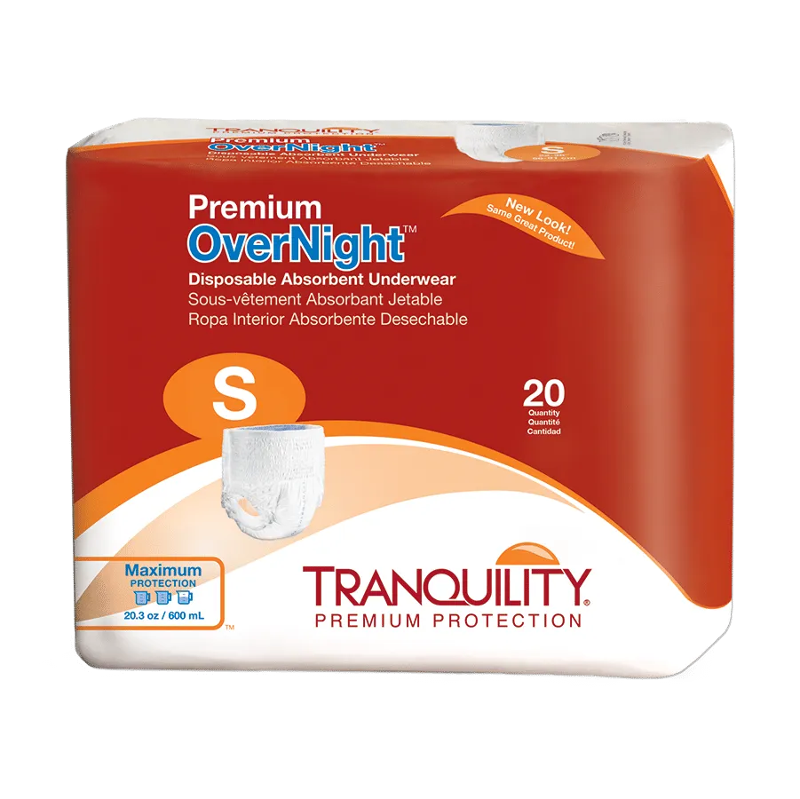 Tranquility® Premium OverNight Disposable Absorbent Underwear 