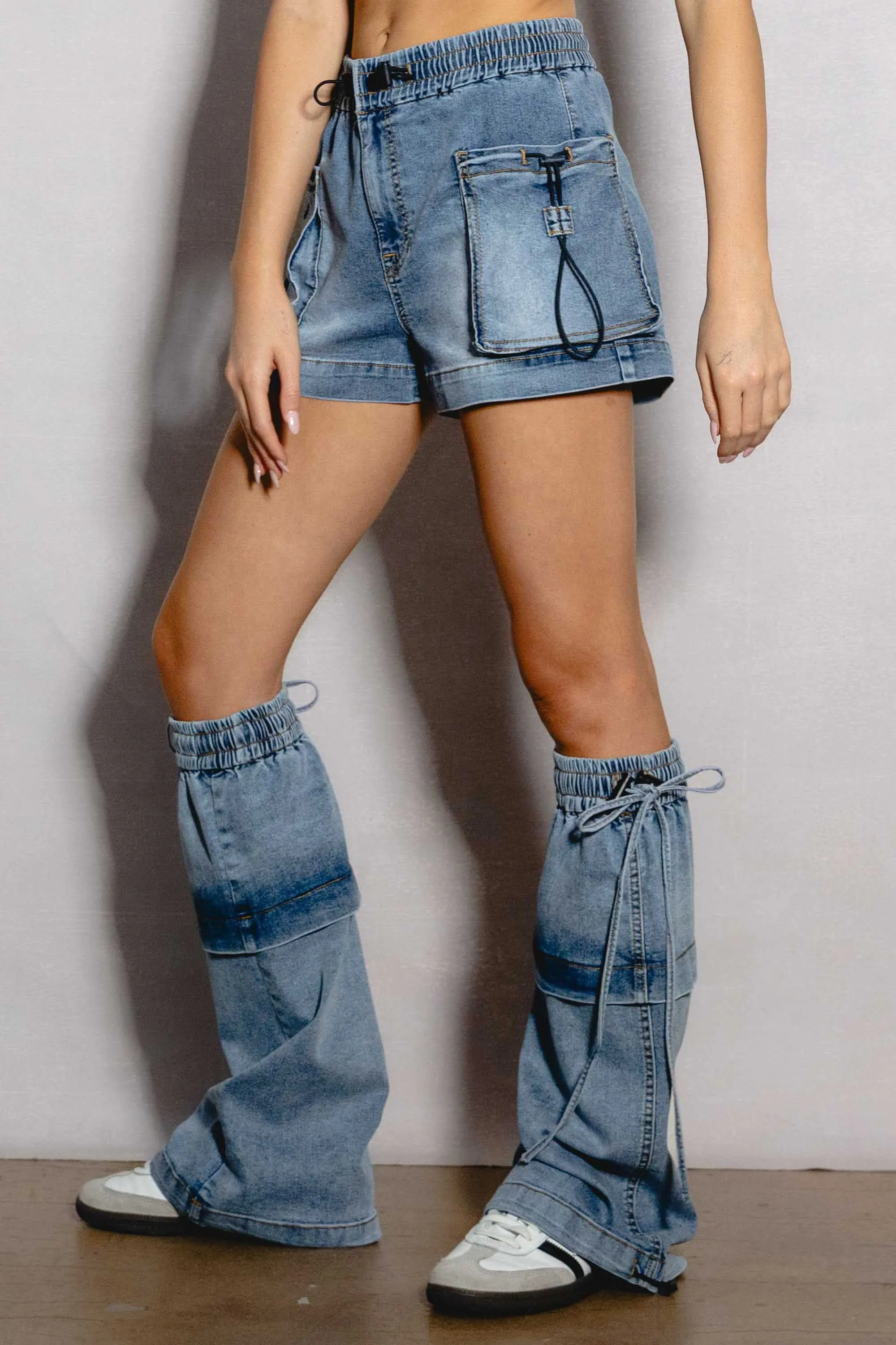 Washed Out Cargo Shorts