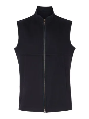 Wool Fleece Gilet - Navy
