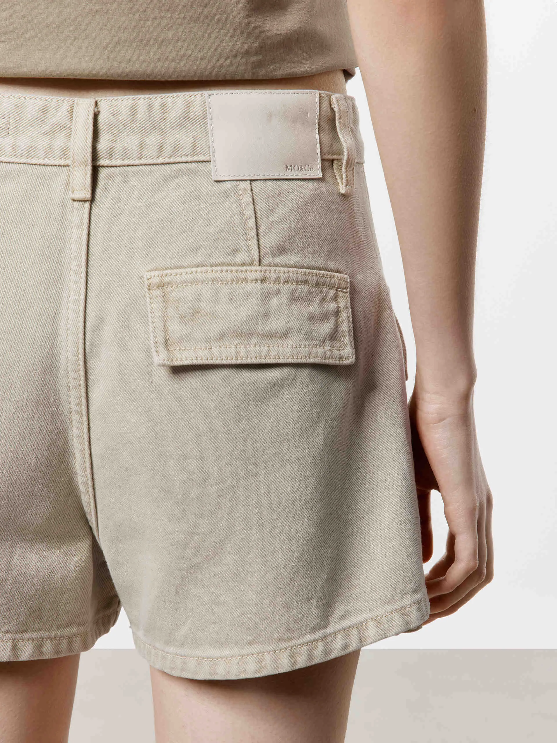 Wrap Detail Cargo Shorts