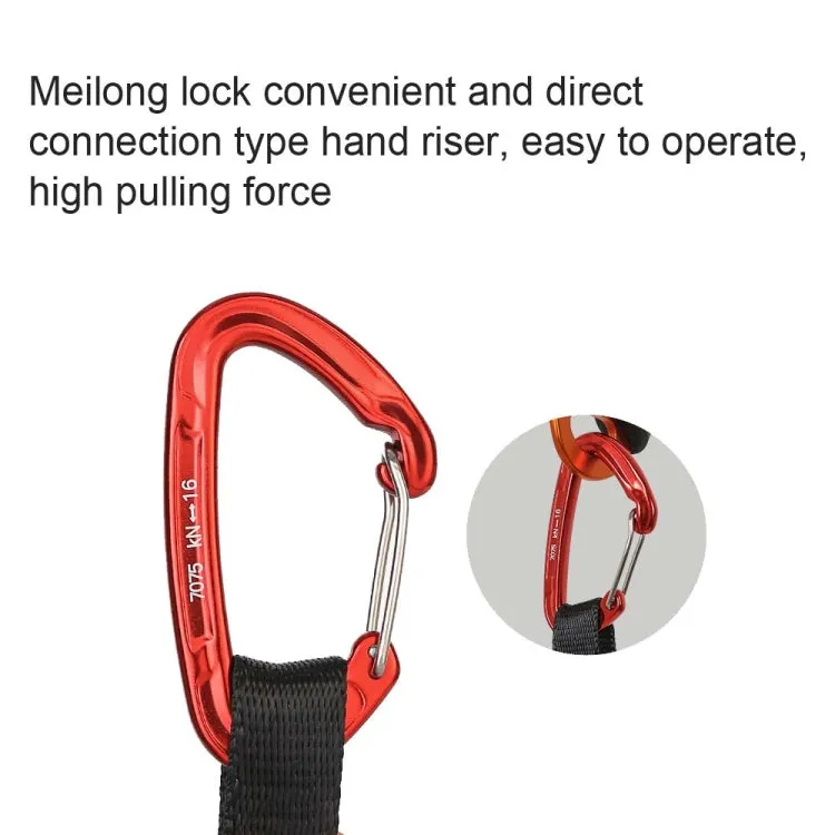 XINDA  Rock Climb Mountaineering Equipment Polyester Climbing Foot Padel Belt Ascending Device Band(Adjustable 80-133cm)