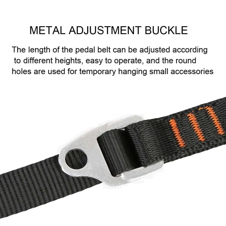 XINDA  Rock Climb Mountaineering Equipment Polyester Climbing Foot Padel Belt Ascending Device Band(Adjustable 80-133cm)