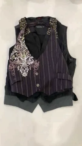 Y2K 2024 Unique Gothic Waistcoat (DR-017)