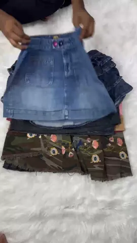 Y2K Denim Mini Skirts - 9 Pieces