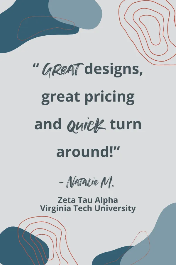 Zeta Tau Alpha Simple Recruitment Henley